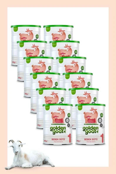 Golden Goat Keçi Bebek Sütü 1 Numara 400 gr 12'li Paket ürün görseli 1