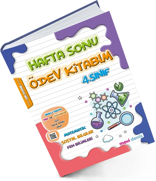 Mavi Deniz 2024 4. Sınıf Hafta Sonu Ödev Kitabım ürün görseli 1