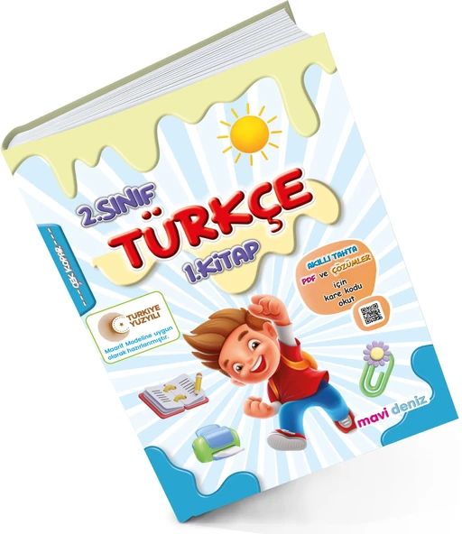 Mavi Deniz 2026 2. Sınıf Türkçe 1. Kitap Güncel Müfredat ürün görseli 1
