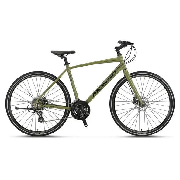 MOSSO LEGARDA-PRO-X21-MDM ERKEK ŞEHİR BİSİKLETİ 460H HD 28 JANT 21 VİTES YEŞİL SİYAH ürün görseli 1
