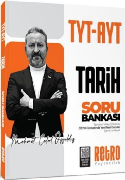 Retro YKS TYT AYT Tarih Soru Bankası Çözümlü - Mehmet Celal Özyıldız Retro Yayıncılık ürün görseli 1