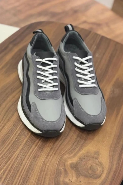 1103 HAKİKİ DERİ ERKEK SNEAKERS - ERKEK SPOR AYAKKABI ürün görseli 1