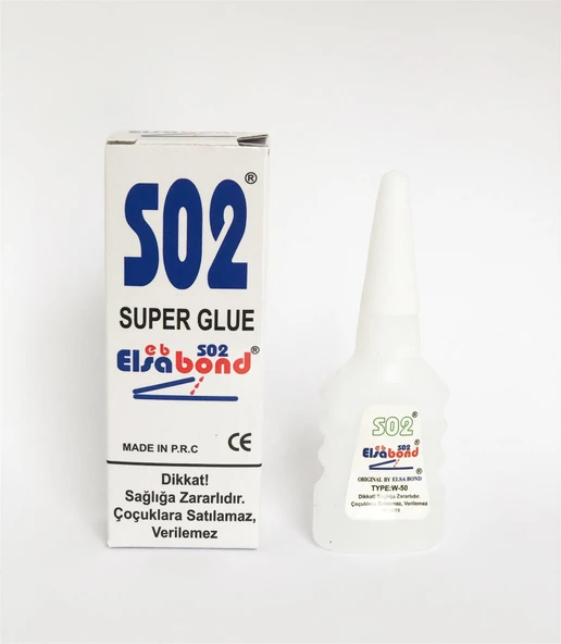 Elsa Bond 502 Hızlı Süper Japon Yapıştırıcı - 20 Gr. - 1 Adet ürün görseli 1