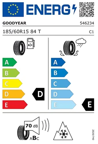 GOODYEAR UG8 MS 185/60R15 84T Kış Lastiği - 2024 - Resim 2