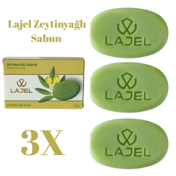 Lajel Zeytinyağlı Sabun 3 adet ürün görseli 1