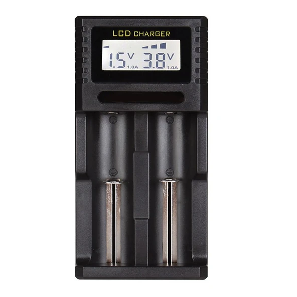 Powermaster PMR-K2 4.2 Volt 2 x 0.5 Amper Pil Şarj Cihazı ürün görseli 1