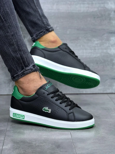 LACOSTE CLASSIC  SİYAH YEŞİL Erkek Sneaker ürün görseli 1