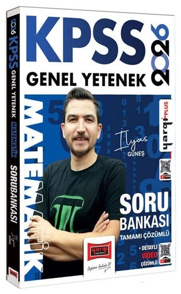 Yargı 2026 KPSS Matematik Soru Bankası Çözümlü - İlyas Güneş Yargı Yayınları ürün görseli 1