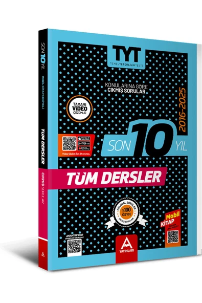 TYT Son 10 Yıl Çıkmış Sorular 2016-2025 ürün görseli 1
