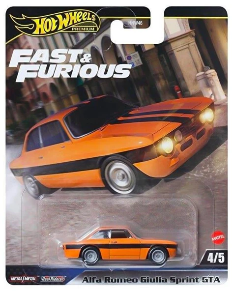 Hot Wheels Fast Furious Premium Alfa Romeo Giulia Sprint GTA JBM04 ürün görseli 1