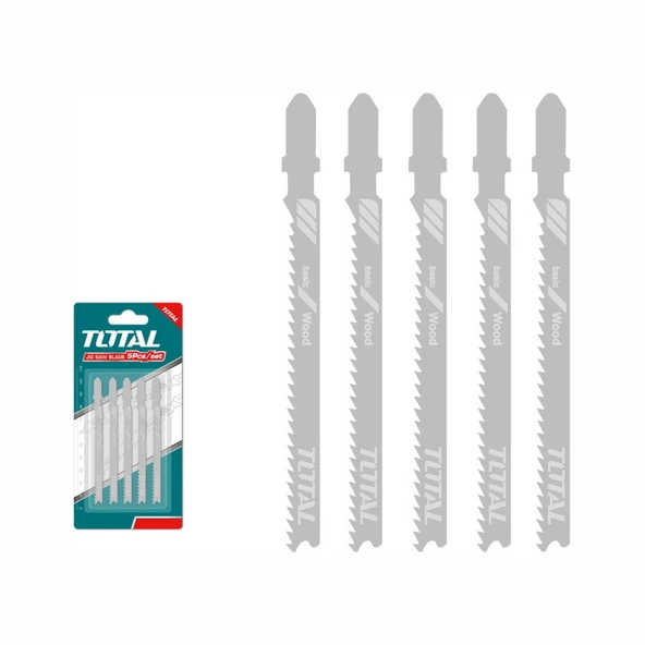 Total Dekupaj Testere Metal Kesme Bıçağı 5 li Set TAC51118A ürün görseli 1