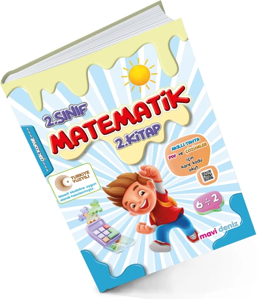 Mavi Deniz 2026 2. Sınıf Matematik 2. Kitap Güncel Müfredat ürün görseli 1