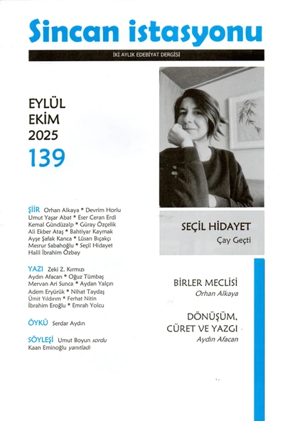 Sincan İstasyonu Dergi 139.Sayı Eylül- Ekim 2025 ürün görseli 1