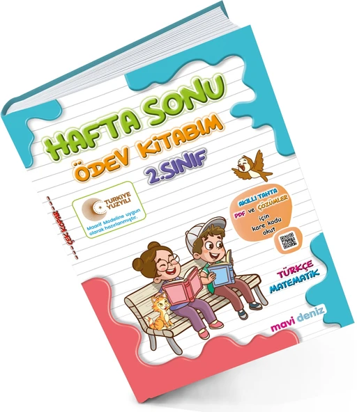Mavi Deniz 2026 2. Sınıf Hafta Sonu Ödev Yapraklarım Güncel Müfredat ürün görseli 1