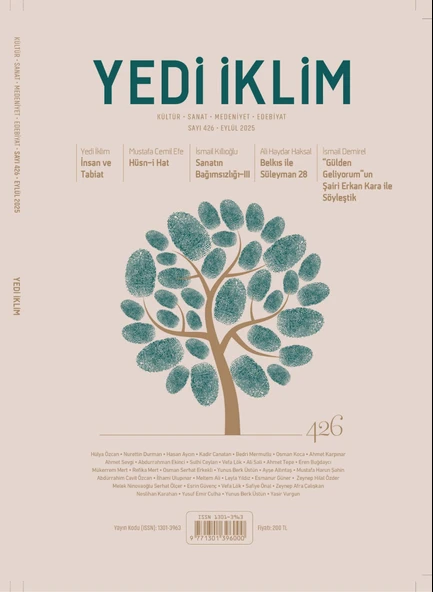 Yedi İklim Dergi 426.Sayı Eylül 2025 ürün görseli 1