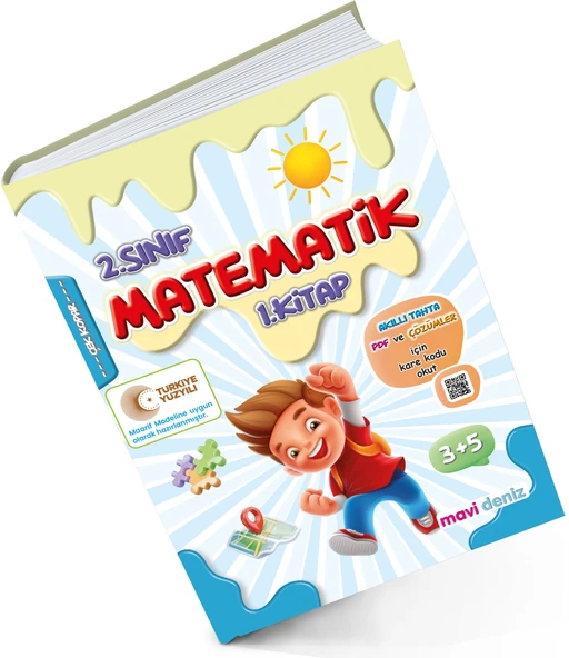 Mavi Deniz 2026 2. Sınıf Matematik 1. Kitap Güncel Müfredat ürün görseli 1