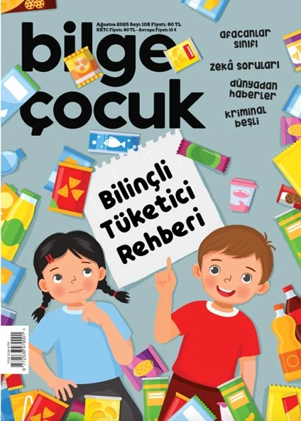 Bilge Çocuk Dergi Ağustos 2025 (7-12 yaş) ürün görseli 1