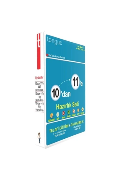 Tonguç 10 Dan 11 E Tüm Dersler Hazırlık Seti ürün görseli 1