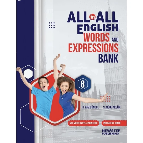 8.Sınıf Allinall Englısh Words And Exprossıons Bank Newstep ürün görseli 1