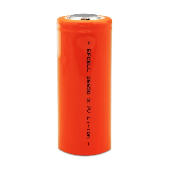 Efcell 3.7 Volt 4500 mAh ICR 26650 Şarj Edilebilir Pil ürün görseli 1