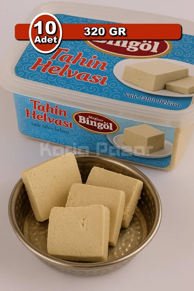 Bingöl Sade Tahin Helvası 320 G X 10 | Toptan Paket ürün görseli 1