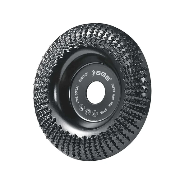 SGS AHŞAP İŞLEME TAŞLAMA DİSKİ KAVİSLİ  115MM x 22,22MM SGS2280 ürün görseli 1