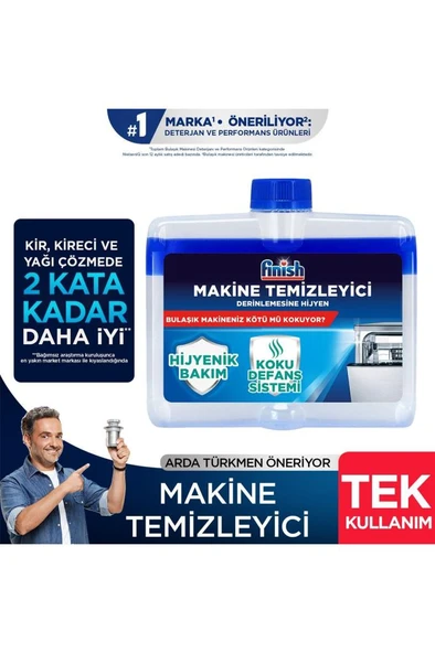 Finish Bulaşık Makinesi Temizleyici Sıvı 250 ml ürün görseli 1