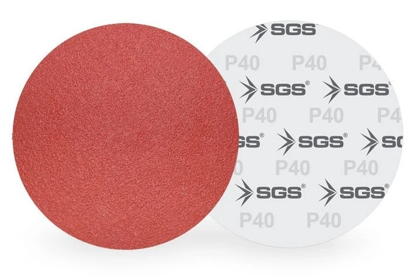 SGS 125mm Cırtlı Zımpara P80 Kum (Aluminium Oxide) SGS414 (10 Adet) ürün görseli 1