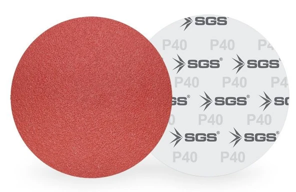 SGS 125mm Cırtlı Zımpara P100 Kum (Aluminium Oxide) SGS415 (10 Adet) ürün görseli 1
