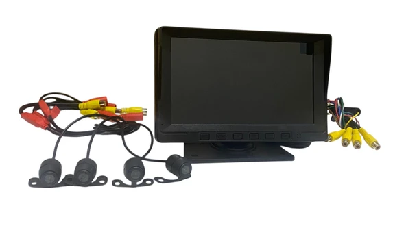 ROSE MR-08 7” EKRANLI 4 KAMERALI ARAÇ DVR SETİ - 4 KANAL FOKSİYON - KAYIT ÖZELLİĞİ ürün görseli 1