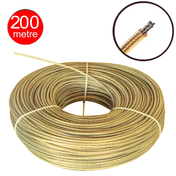 4mm Pvc İzole Kaplı Çelik Halat Tel - 200 metre ürün görseli 1