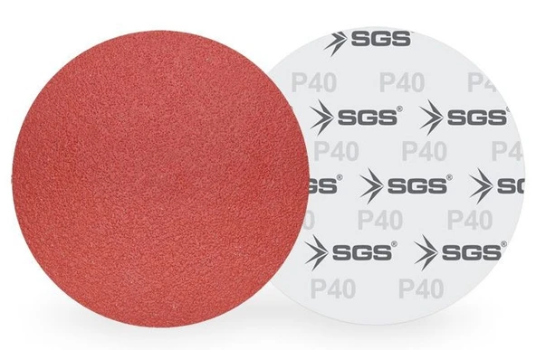 SGS 115mm Cırtlı Zımpara P100 Kum (Aluminium Oxide) SGS396 (10 Adet) ürün görseli 1