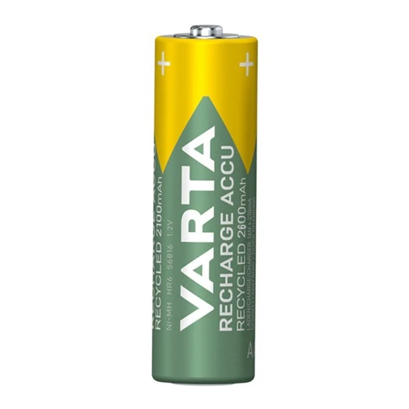 Varta NI-MH 1.2 Volt 2600 Mah R2U AA Şarjlı 2'li Kalem Pil ürün görseli 1
