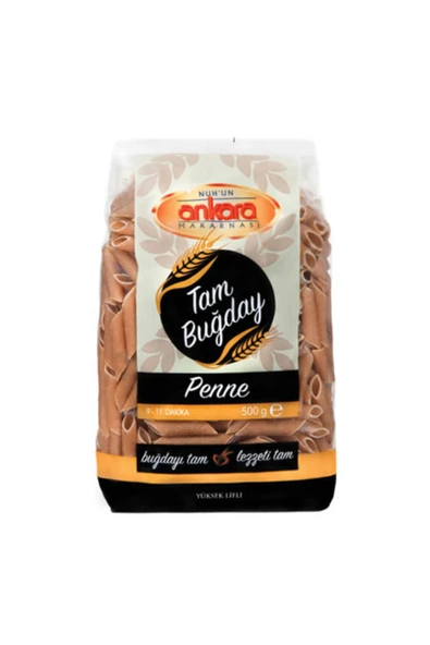 Nuh'un Ankara Tam Buğday Penne Makarna 500 G ürün görseli 1