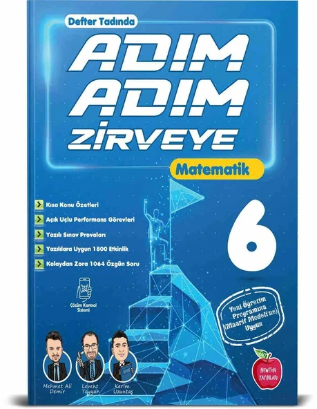 Newton 6.Sınıf Matematik Adım Adım Etkinlikli Konu Anlatımlı Soru Bankaları ürün görseli 1