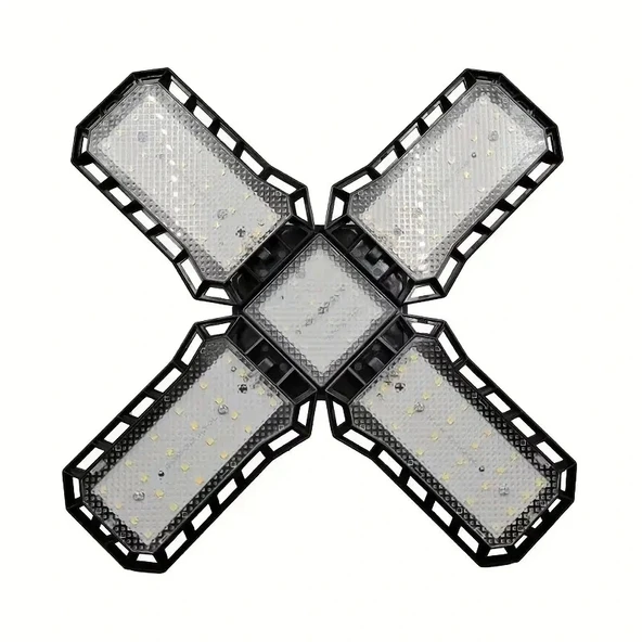 50W 4 Kanatlı Led Ampul E27 Yüksek Tavan Aydınlatma Beyaz Renk - 5500 Lümen ürün görseli 1