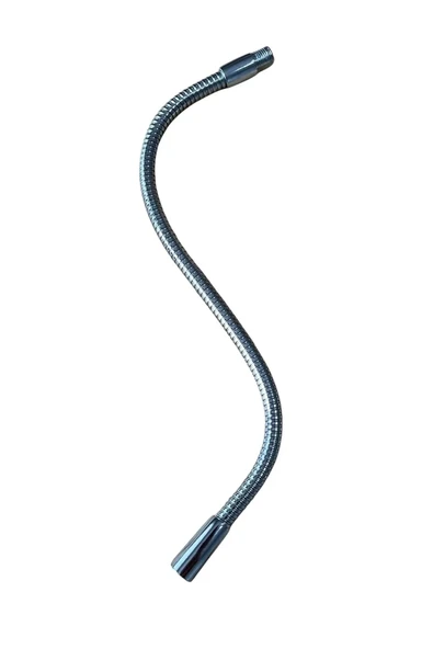 Metal Spiral Hortum (30cm-8mm) Krom Kaplama Masa lambası Aplik vb için (M10) - Resim 3