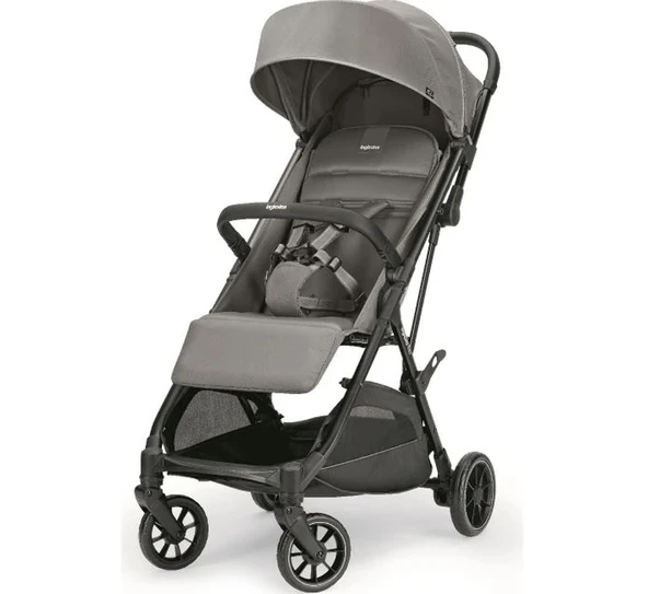Inglesina Now Kendiliğinden Katlanan Kabin Boy Bebek Arabası Snap Grey ürün görseli 1
