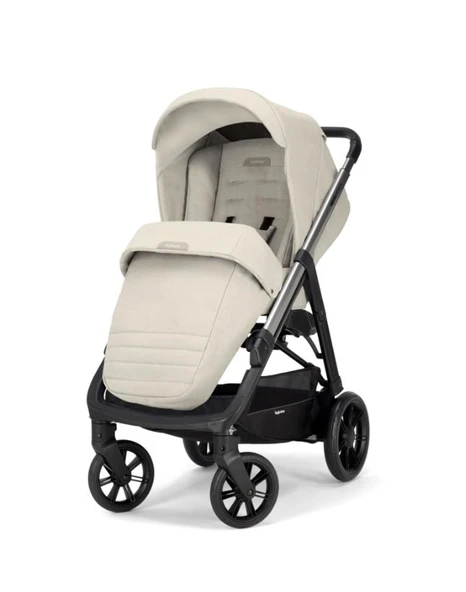 Inglesina Aptica Bej Tek Elle Katlanabilen Çift Yönlü Bebek Arabası Cashmere Beige ürün görseli 1