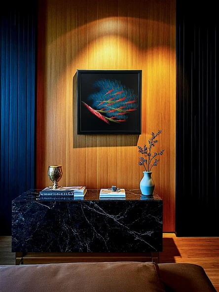 Dekoratif Soyut Tablo 40 x 40 cm CAN204 - Ev - Otel - Ofis - Hastahane - Kafe - Restoran Dekorasyonu ürün görseli 1
