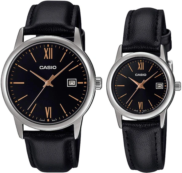Casio MTP-LTP-V002L-1B3UDF Çift Kol Saati (Kadın-Erkek) ürün görseli 1