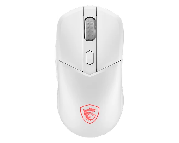 MSI Versa 300 Wireless Beyaz RGB Şarjlı Optik Kablolu/Kablosuz Oyuncu Mouse ürün görseli 1