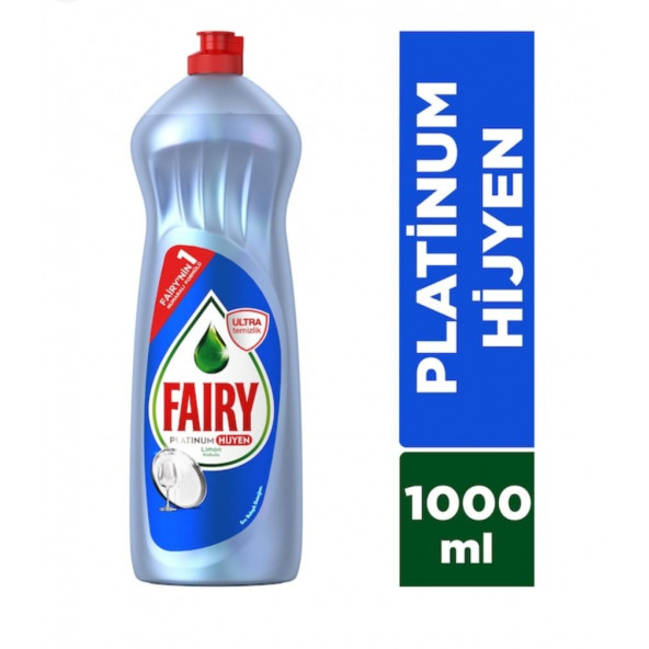 Fairy Platinum Hijyen Sıvı Bulaşık Deterjanı 1000 Ml. ürün görseli 1