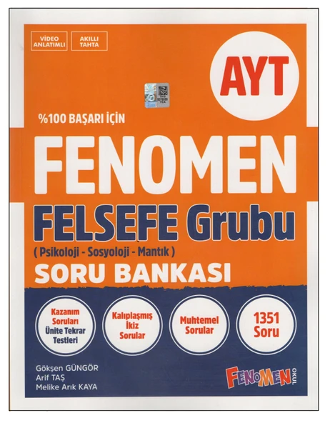 Fenomen AYT Felsefe Grubu Soru Bankası ürün görseli 1