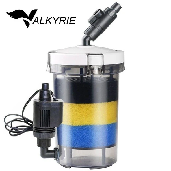 Valkyrie HW-603B Dış Filtre 400 Litre 6W Sessiz Çalışma Transparan Yüksek Kapasite ürün görseli 1