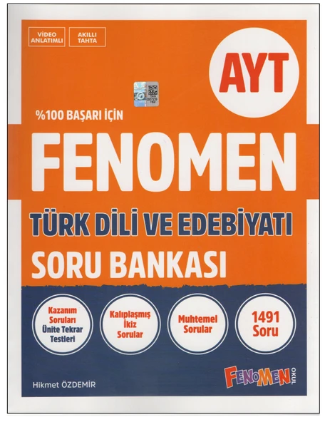 Fenomen AYT Türk Dili ve Edebiyatı Soru Bankası ürün görseli 1