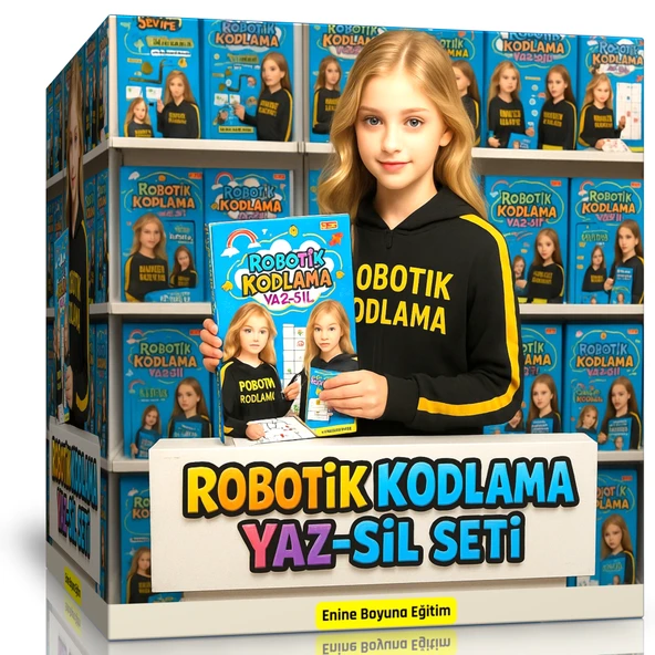Robotik Kodlama YAZ-SİL Seti 4-10 Yaş ürün görseli 1