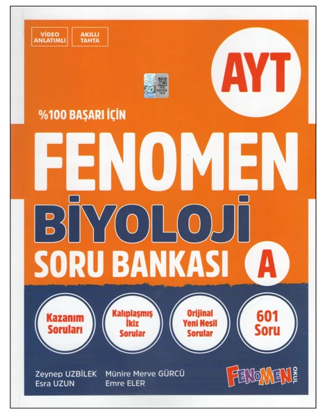 Fenomen AYT Biyoloji A Soru Bankası ürün görseli 1