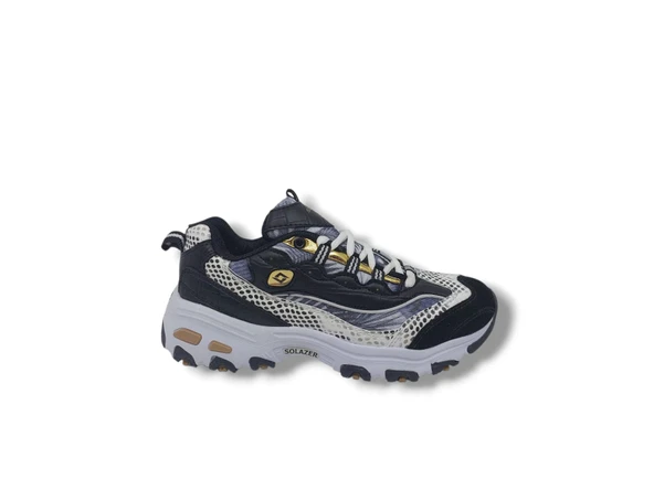 Solazer 0490 Kadın Siyah Sneakers Spor Ayakkabı ürün görseli 1