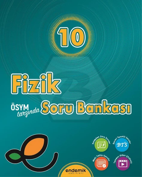 Endemik 2026 10. Sınıf Fizik Soru Bankası Güncel Müfredat ürün görseli 1